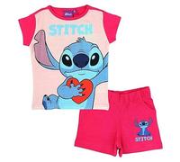 arlis Ensemble Pyjama Stitch avec Short Stitch Disney l'image est imprimée à l'avant Col Rond. Matière: 100% Coton (FR/ES, Âge, 7 Ans, Taille Normale, Ensemble Pyjama lilo and Stitch)
