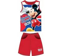 arlis Ensemble T-Shirt avec Short Mickey Disney l'image est imprimée à l'avant Col Rond. Matière: 100% Coton