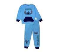 arlis Ensembles Jogging Stitch Disney - Ensemble Survêtement de sport Enfant (FR/ES, Ã‚ge, 8 ans, Taille normale, Set Jogging Stitch Disney - B)