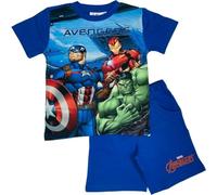 Ensembles shorts et haut Marvel - Ensemble Tee-Shirt Short Avengers Marvel (Ensemble Tee-Shirt Short-A, 7 Ans - 122 cm)