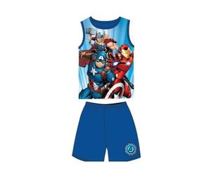 arlis Ensembles shorts et haut Marvel - Ensemble Tee-Shirt Short Avengers Marvel (Ensemble Tee-Shirt Short-E, 5 Ans - 110 cm)