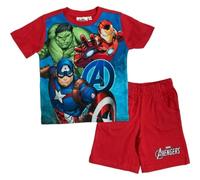 Ensembles shorts et haut Marvel - Ensemble Tee-Shirt Short Avengers Marvel (Shorts T-Shirt Set-C, 7 Ans - 122 cm)