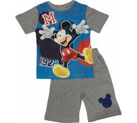 arlis Ensembles shorts et haut Mickey Disney - Ensemble T-Shirt + Short Mickey Disney (gris-D, 3 Ans)