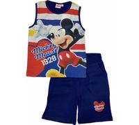 arlis Ensembles shorts et haut Mickey Disney - Ensemble T-Shirt + Short Mickey Disney (marine-B, 6 Ans)