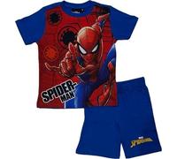 Ensembles shorts et haut Spiderman Marvel - Ensemble T-Shirt + Short Spiderman Marvel (Ensemble T-shirt avec Short Spiderman - A, 5 Ans)