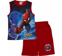 arlis Ensembles shorts et haut Spiderman Marvel - Ensemble T-Shirt + Short Spiderman Marvel (rouge-A, 5 Ans)
