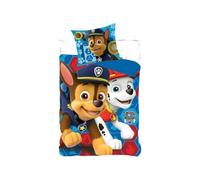 arlis Parure de Couette Pat Patrouille - 1 Housse de Couette 140x200 + 1 taie 63x63cm (Parure de lit Pat Patrouille- M) (Pat Patrouille Duvet Cover Set - B, 140 x 200 cm | 63 x 63 cm)