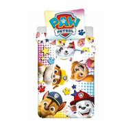 arlis Parure de Couette Paw Patrol - 1 Housse de Couette Paw Patrol 140x200 + 1 taie 63x63cm (Parure de lit Paw Patrol - M) (Parure De Lit Paw Patrol, 140 x 200 cm,63 x 63 cm)