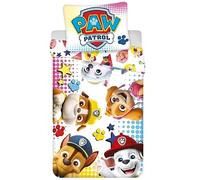 arlis Parure de Lit Paw Patrol, Housse de Couette Réversible 140x200 cm, Taie d'oreiller 65x65 cm (Parure de lit Paw Patrol)