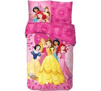 arlis Parure de lit Princess en Coton, Housse de Couette réversible 140x200 cm, Taie d'oreiller 63x63 cm, 100% Coton (Parure de lit Princesse, 140 X 200 Cm + Taie : 63 X 63 Cm)