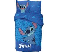 arlis Parure de Lit Stitch en Coton, Housse de Couette Réversible avec Taie d'oreiller - 100% Coton (Parure de lit Stitch - C, 140 X 200 Cm + 63 X63 Cm)