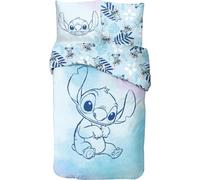 arlis Parure de Lit Stitch en Coton, Housse de Couette Stitch Réversible 140x200 cm, Taie d'oreiller 63x63 cm, 100% Coton (Parure de lit Stitch - A, 140 X 200 cm)