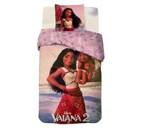 arlis Parure de Lit Vaiana en Coton, Housse de Couette Réversible avec Taie d'oreiller - 100% Coton (Parure Vaiana- b)