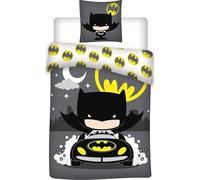 arlis Parure Housse De Couette Batman - 140 x 200 Cm avec taie d'oreiller Batman (Parure de Lit Batman)