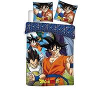 arlis Parure Housse De Couette Dragon Ball Super - 140 x 200 Cm avec taie d'oreiller Dragon Ball Super (Parure de lit Dragon Ball)