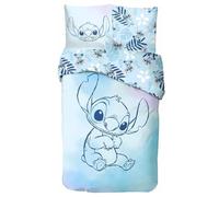 arlis Parure Housse de Couette en Stitch Disney - 1 Housse de Couette + 1 taie d'oreiller - 100% Coton (Parure de Lil Stitch - A, 140 X 200 Cm)