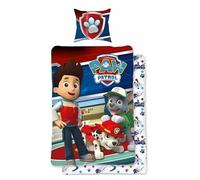 arlis Parure Housse de Couette Pat' Patrouille - 1 Housse de Couette + 1 taie d'oreiller - 100% Coton (Parure de Lit Paw Patrol, 140 X 200 Cm)