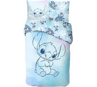 arlis Parure Housse de Couette Stitch en Coton, Parure de lit Réversible 140x200 cm, Taie d'oreiller 63x63 cm, 100% Coton (Parure Stich, 140x200cm)