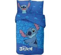 arlis Parure Housse de Couette Stitch en Coton, Parure de lit Réversible 140x200 cm, Taie d'oreiller 63x63 cm, 100% Coton (Parure de lit Stitch - R, 140 x 200 cm)