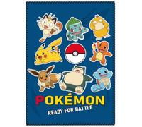 Nintendo Plaid polaire arlis – Licence Pokémon – 100 x 140 cm – Doux et confortable