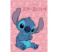 Plaid Polaire Stitch Disney En Rose Multicolore
