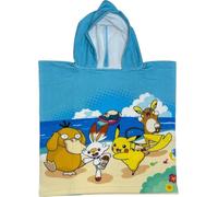 arlis Pokémon Poncho de Bain à Capuche en Microfibre Ultra Doux et Absorbant, Serviette de Plage pour Salle de Bain, Piscine, Plage - Filles Garçons 2-8Ans