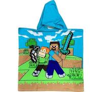 arlis Poncho De Bain en licence à Capuche - 50 x 100 cm (Poncho Minecraft)