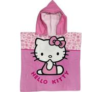 arlis Poncho De Bain Hello Kitty à Capuche - 50 x 100 cm (FR/ES, Numérique, 1 an, 8 Ans, Poncho Hello Kitty)