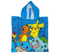 arlis Poncho De Bain Pokémon, Microfibre Ultra Doux Et Absorbant, Serviette De Plage À Capuche pour Cape Salle De Bain, Piscine, Plage - Filles Garçons 2-8 Ans (Poncho Pokémon-a)