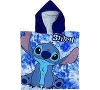 Poncho De Bain Stitch à Capuche - 50 x 100 cm (FR/ES, Numérique, 2 ans, 8 ans, Poncho Stitch)