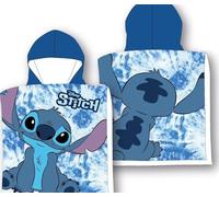 arlis Poncho De Bain Stitch - Capuche Poncho De Bain Stitch 50 X 100 cm (FR/ES, Âge, Taille Unique, Taille Normale, Poncho Stitch - B)