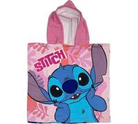 arlis Poncho de Bain Stitch en Microfibre, Ultra Doux et Absorbant, Serviette de Plage à Capuche pour Cape Salle de Bain, Piscine, Plage - Filles Garçons 2-8 Ans (Poncho Stitch)