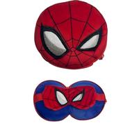 arlis Relaxeazzz Oreiller de Voyage en Peluche Spiderman & Masque de Sommeil (Oreiller de Voyage Spiderman)