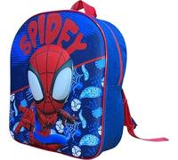 arlis Sac à dos Spiderman 30 cm en 3D, 1 Compartiment principal avec zippée, bretelles réglables - Dimensions: 30 x 26 x 10 cm (Sac à dos Spidey)