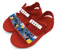 arlis Sandales Stitch Disney - Sandals Stitch Disney (Rouge, Système Taille Chaussures EU, Enfant de moins de 5 ans, Homme, Numérique (intervalle), Moyen, 32, 33)