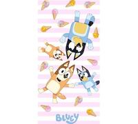 arlis Serviette De Plage en Bluey - 70 x 140 cm (Serviette Bluey)