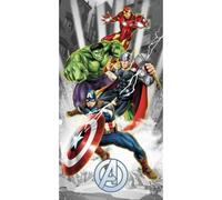 arlis Serviettes Avengers - Drap De Plage Ou Drap De Bain en Coton Avengers Marvel (70_x_140 cm)