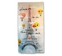 arlis Serviettes de Plage Emoji - Drap De Plage 140cm x 70cm (Serviette de Plage Emoji - M) (140_x_70_cm, Emoji Beach Towel - A)