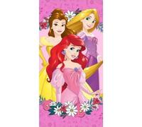 arlis Serviettes Disney - Drap De Plage Disney (140_x_70_cm, Princess Disney Cotton Beach Towel-C)