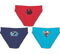 arlis Slips Spiderman Marvel- Boite De 3 Slips Spiderman Marvel (FR/ES, Âge, 4 Ans, 5 Ans, Taille Normale, Boite de 3 Slips Spider-Man)