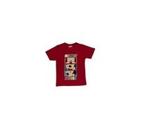 T-Shirt Enfants garçon (FR/ES, Âge, 6 Ans, Taille Normale, Mickey Rouge I)