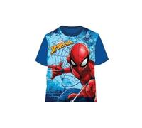 arlis T-Shirts à Manches Courtes Spiderman Marvel - Garçon Coton DébardeurSpiderman Marvel (FR/ES, Âge, 6 Ans, Taille Normale, Bleu-M)