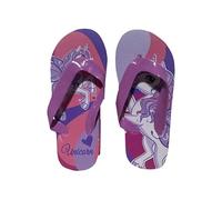 Tongs La Licorne (Violet, Système Taille Chaussures EU, Enfant de 2 à 5 ans, Numérique (intervalle), Moyen, 27, 28)