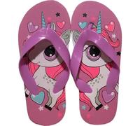 arlis Tongs Licorne - Flip Flops Tongs PVC Licorne (violet-B, Système Taille Chaussures EU, Enfant de moins de 5 ans, Femme, Numérique (intervalle), Moyen, 24, 26)
