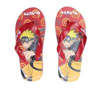 arlis Tongs Naruto Shippuden - Tongs Naruto Shippuden (Rouge, Système Taille Chaussures EU, Adulte, Homme, Numérique (intervalle), Moyen, 35, 36)