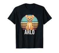 Arlo - Beau nom de garçon avec Un Lion Mignon T-Shirt