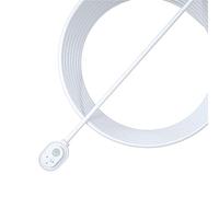 Arlo Câble d'Alimentation 7.6m Résistant Aux Intempéries - Compatible Avec Pro 3, 4 (+XL), 5, Ultra 2 (+XL), Floodlight, Go 2 - Accessoire Certifié Blanc - VMA5600C