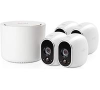 Arlo | Caméra de Surveillance 100% sans Fils, Pack de 4 HD Jour/Nuit Etanche IP65, Intérieur/Extérieur, Fixation Aimantée - Stockage Gratuit dans Le Cloud (VMS3430) Blanc VMS3430-100EUS