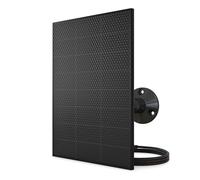 Arlo Chargeur de panneau solaire | Accessoire certifié Arlo | Résistant aux intempéries, facile à installer, noir (sortie en 2025)