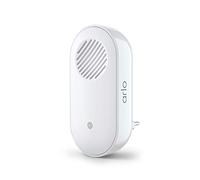 Arlo Chime 2 Carillon: Pour L'Arlo Sonnette Connectée Sans Fil Exterieur, Alerte Audio, Sirene Integree, Melodie A Personaliser, Connection Directe WiFi, Interieure, Blanc - Accessoire Certifie Arlo